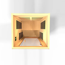 Load image into Gallery viewer, Golden Designs Dynamic &quot;Avila&quot; 1-2-person Low EMF (Under 8MG) FAR Infrared Sauna (Canadian Hemlock)