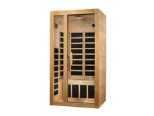Load image into Gallery viewer, Golden Designs Dynamic &quot;Gracia&quot; 1-2-person Low EMF FAR Infrared Sauna (Canadian Hemlock)