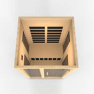 Golden Designs Santiago - 2 Person Low EMF FAR Infrared Sauna