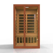 Load image into Gallery viewer, Golden Designs Santiago Elite 2 Person Ultra Low EMF FAR Infrared Sauna