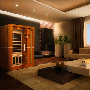 Golden Designs Dynamic "Vittoria" 2-person Low EMF Far Infrared Sauna
