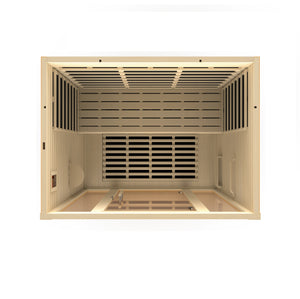 Golden Designs Dynamic "Vila" 3-person Ultra Low EMF Far Infrared Sauna