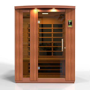 Golden Designs Lugano Elite 3 Person Ultra Low EMF FAR Infrared Sauna