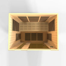 Load image into Gallery viewer, Golden Designs Lugano Elite 3 Person Ultra Low EMF FAR Infrared Sauna