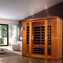 Load image into Gallery viewer, Golden Designs Dynamic &quot;Bergamo&quot; 4-person Low EMF Far Infrared Sauna