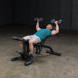 Body-Solid FID46 Olympic Leverage Flat Incline Decline Bench