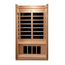 Load image into Gallery viewer, Golden Designs &quot;Barcelona Select&quot; 1-2-person Low EMF Far Infrared Sauna Canadian Hemlock