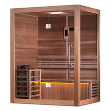 Load image into Gallery viewer, Golden Designs &quot;Hanko Edition&quot; 2 Person Indoor Traditional Steam Sauna (GDI-7202-01) - Canadian Red Cedar Interior