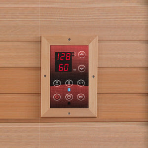 Golden Designs "Barcelona Select" 1-2-person Low EMF Far Infrared Sauna Canadian Hemlock