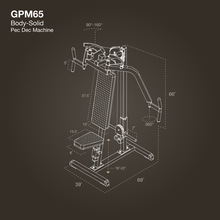 Load image into Gallery viewer, Body-Solid GPM65 Plate Loaded Pec Machine