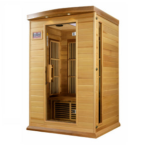 Golden Designs Maxxus "Cholet Edition" 2 Per Near Zero EMF FAR Infrared Carbon Canadian Red Cedar Sauna