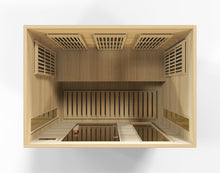 Load image into Gallery viewer, Golden Designs Maxxus 3 Per Low EMF FAR Infrared Carbon Canadian Hemlock Sauna