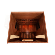 Load image into Gallery viewer, Golden Designs Maxxus 2 Per Full Spectrum Near Zero EMF FAR Infrared Carbon Canadian Red Cedar Sauna