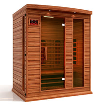 Load image into Gallery viewer, Golden Designs Maxxus 3 Per Full Spectrum Near Zero EMF FAR Infrared Carbon Canadian Red Cedar Sauna