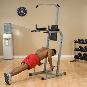 Body-Solid PVKC83X Powerline Vertical Knee Raise and Dip Push-Up Chin-Up