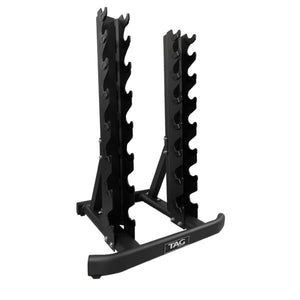 TAG Fitness Vertical 8 Pair Hex Dumbbell Rack
