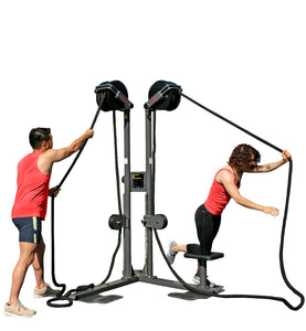 RopeFlex RX2500D Upright Rope Trainer - Dual Station