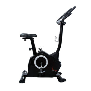 Sunny Health & Fitness Magnetic Upright Exercise Bike With Programmable Monitor And Pulse Rate Monitoring
