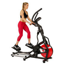 Load image into Gallery viewer, Sunny Health &amp; Fitness Magnetic Elliptical Machine W/ Device Holder, Lcd Monitor And Heart Rate Monitoring - Stride Zone