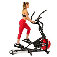 Load image into Gallery viewer, Sunny Health &amp; Fitness Magnetic Elliptical Machine W/ Device Holder, Lcd Monitor And Heart Rate Monitoring - Stride Zone