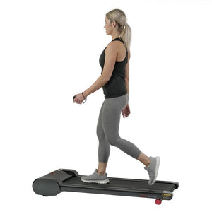 Sunny Health & Fitness Walkstation Slim Flat Treadmill For Under Desk And Home
