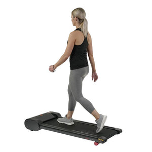 Sunny Health & Fitness Walkstation Slim Flat Treadmill For Under Desk And Home