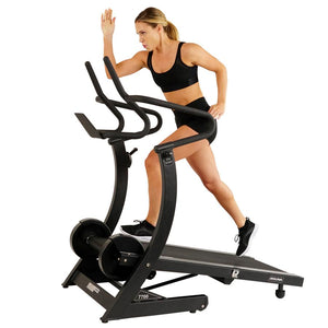 Asuna Cardio Trainer Manual Treadmill W/ Adjustable Incline, Magnetic Resistance, 400+ Lb Capacity