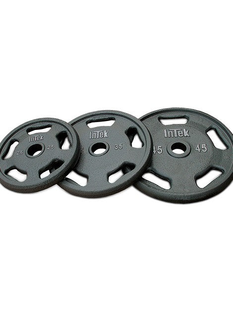 Intek Strength Cast Steel Olympic Plates